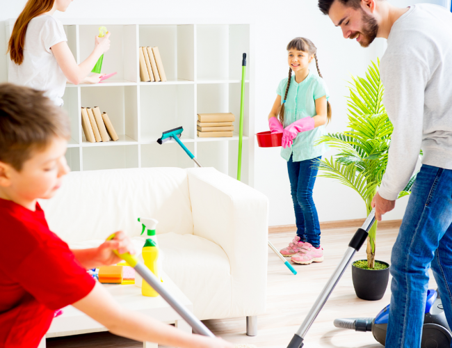 House Cleaning Tricks for the Entire Family